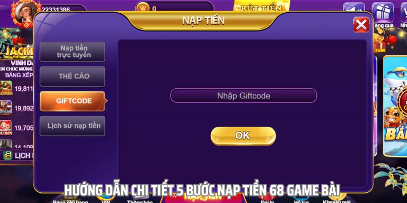 Những Lưu Ý Quan Trọng Khi Nạp Tiền 68 Game Bài